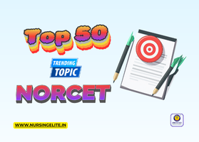 NORCET’s most repeated 50 topics — simple, smart, and scoring! 🩺⚡